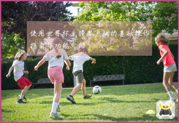 使用世界杯竞猜客户端的基础操作指南与功能介绍